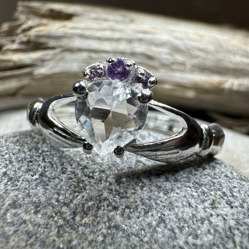 Ardor Irish Claddagh Ring in Sterling Silver