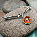 Poppy Flower Necklace - Made in Scotland