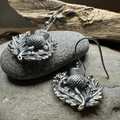 Blaine Scottish Thistle Earrings for Women