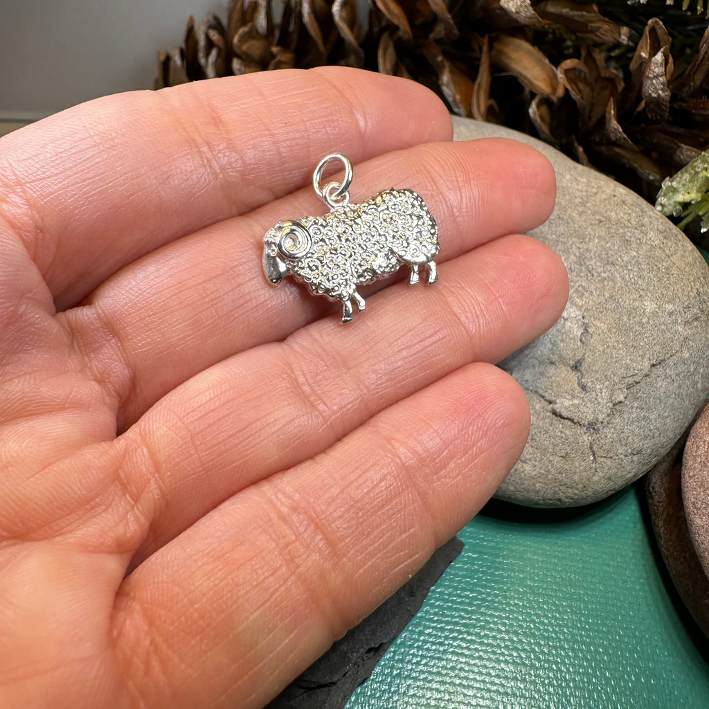 Marigold Sheep Necklace for Women - Handmade in Scotland