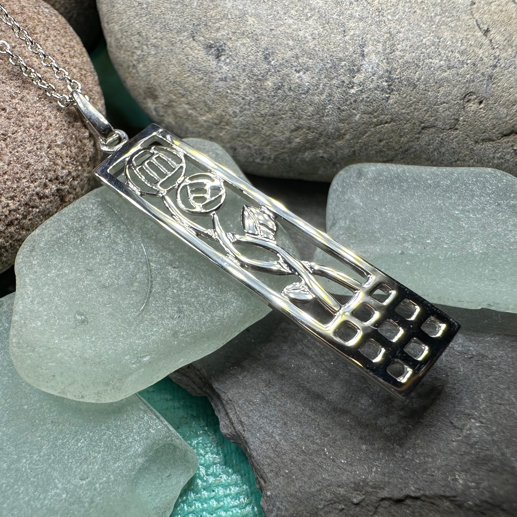 Mackintosh Two Roses Necklace