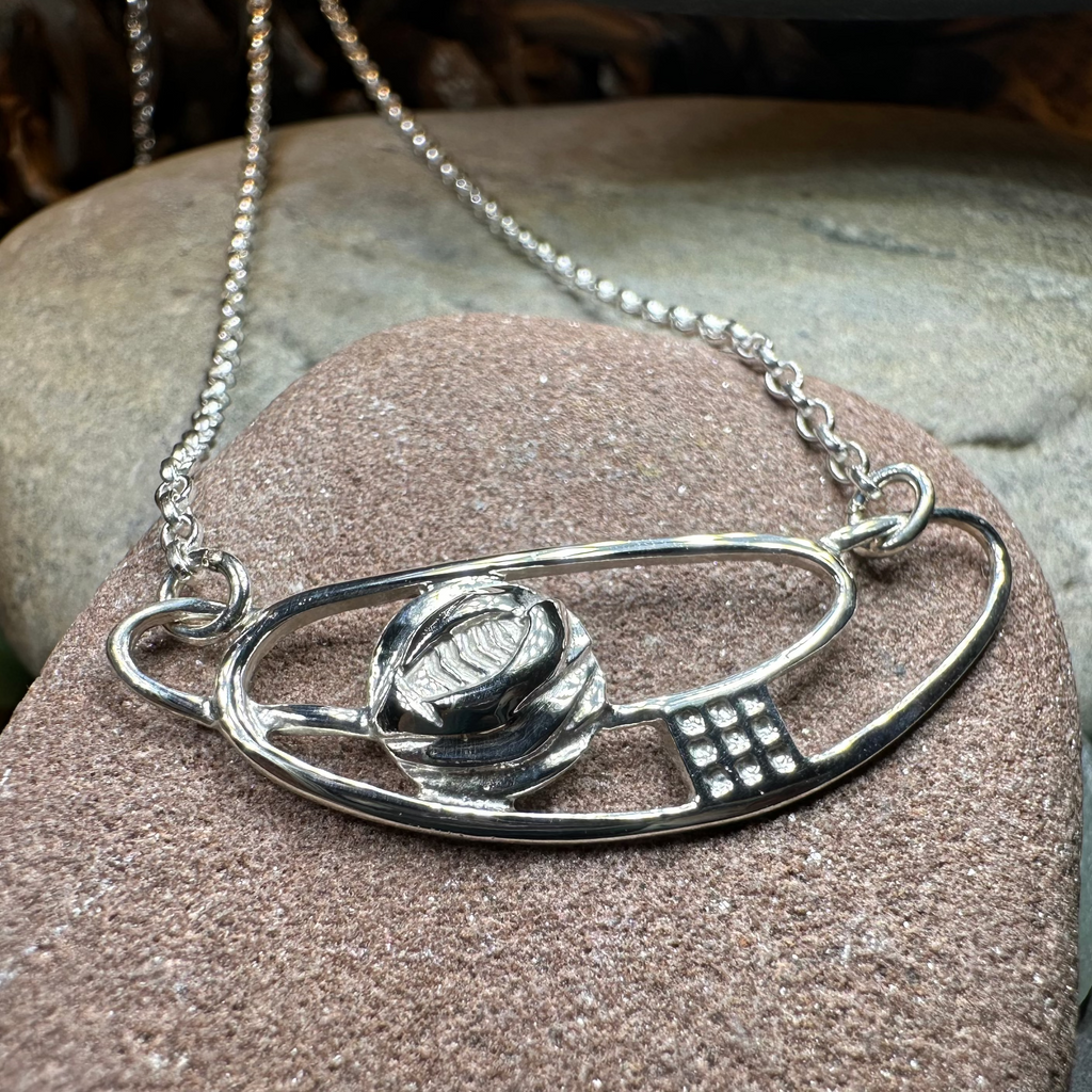 Scottish Mackintosh Rose Necklace
