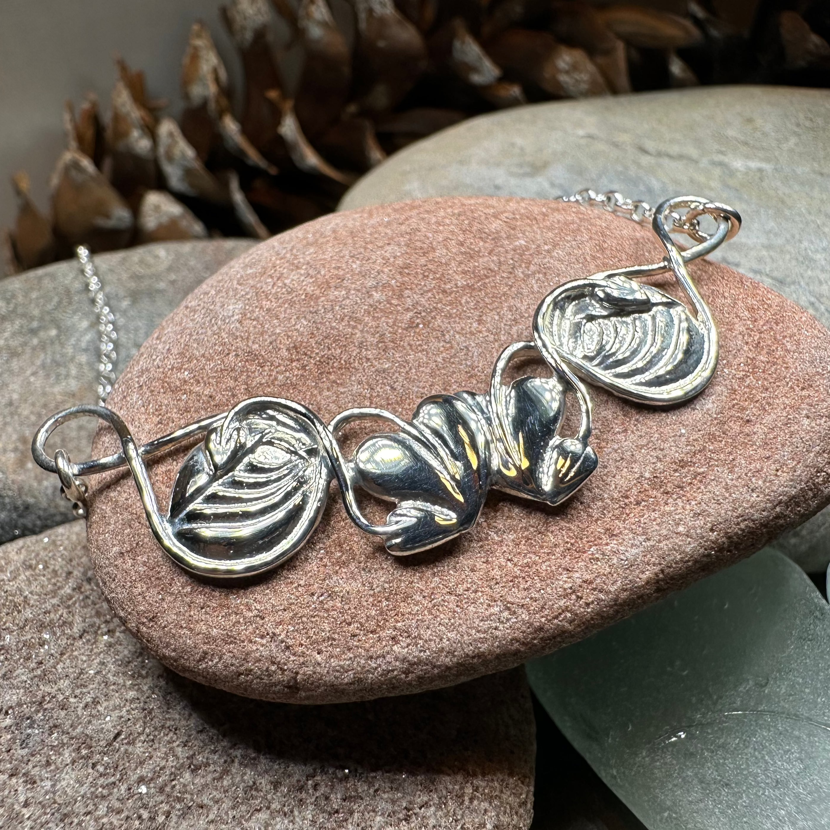 Mackintosh Leaves  Necklace - Made in Scotland