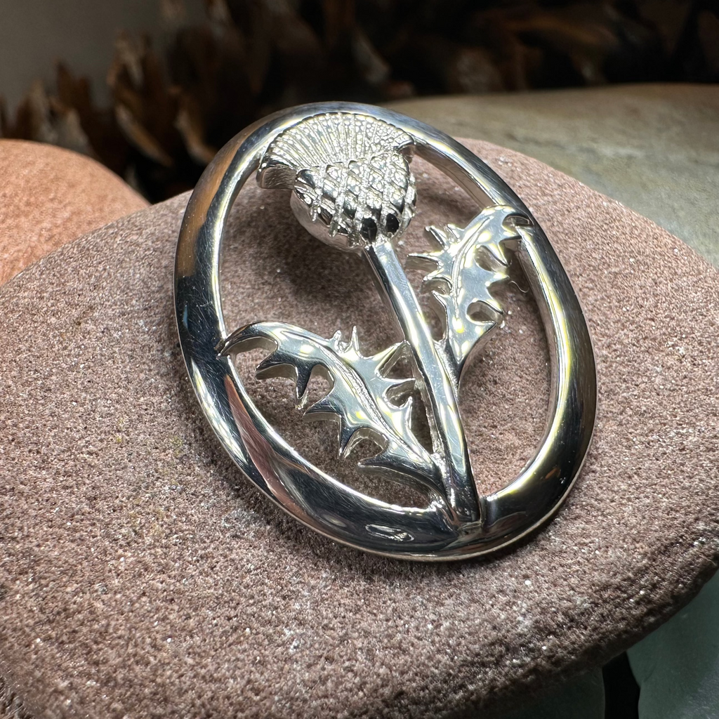 Gaisgeil Scottish Thistle Necklace