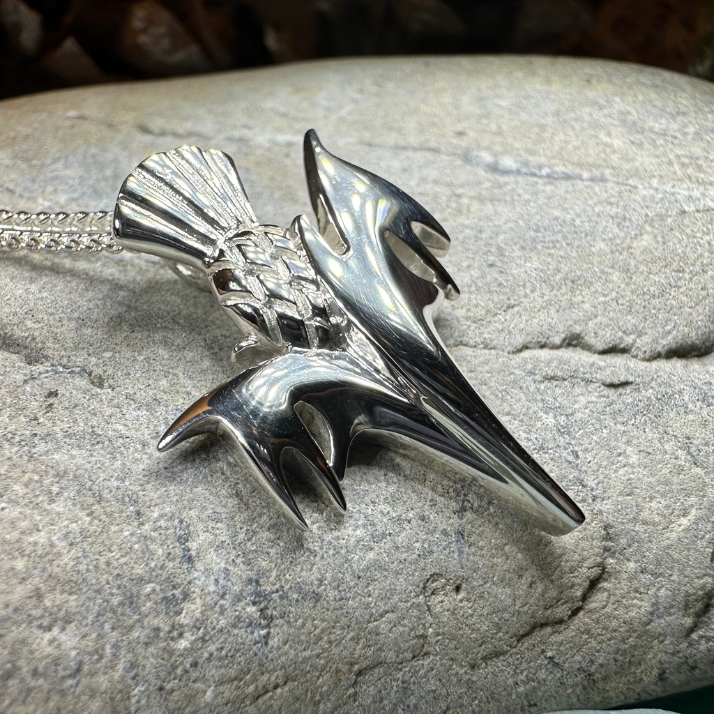 Vyolet Scottish Thistle Necklace