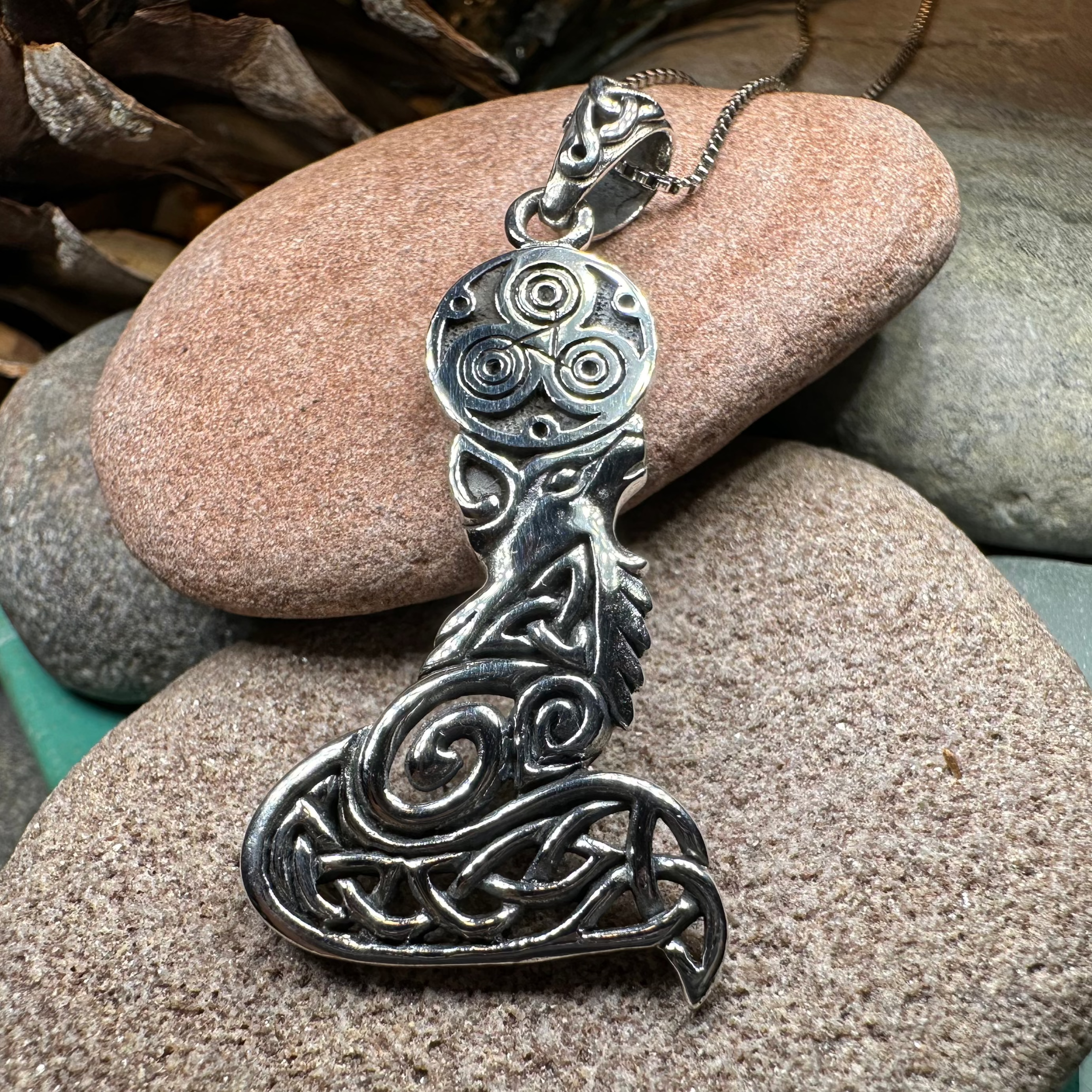 Celtic Forest Fox Necklace