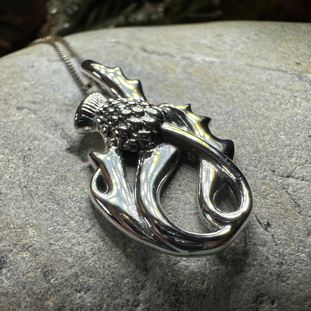 Daleina Scottish Thistle Necklace