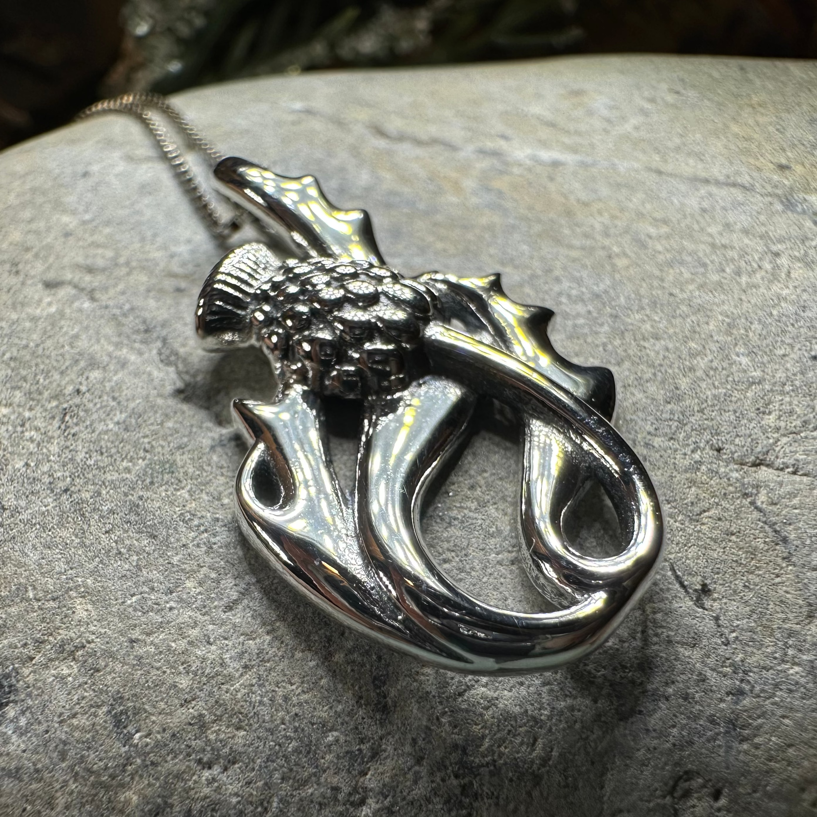 Daleina Scottish Thistle Necklace