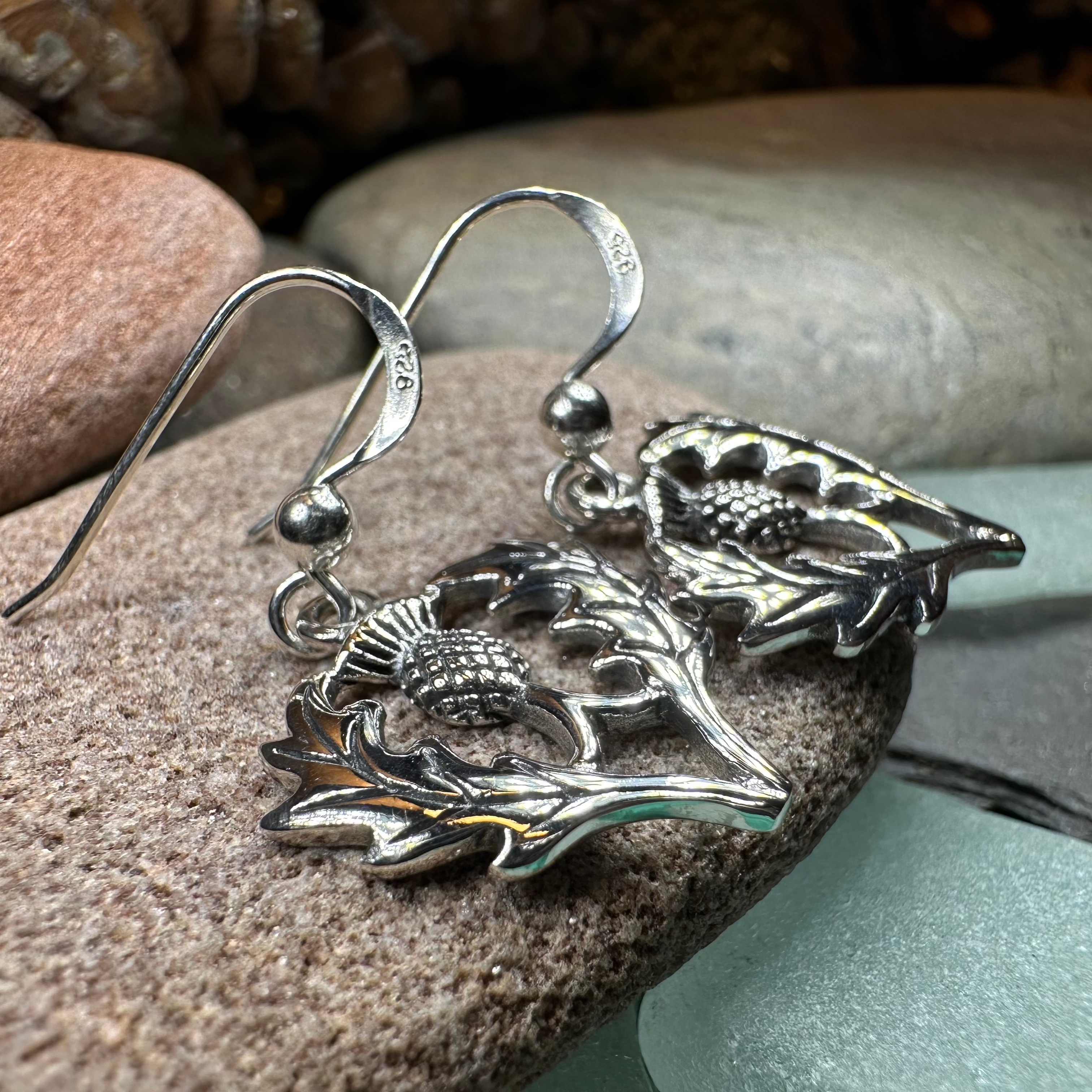 Bonnibel Scottish Thistle Earrings