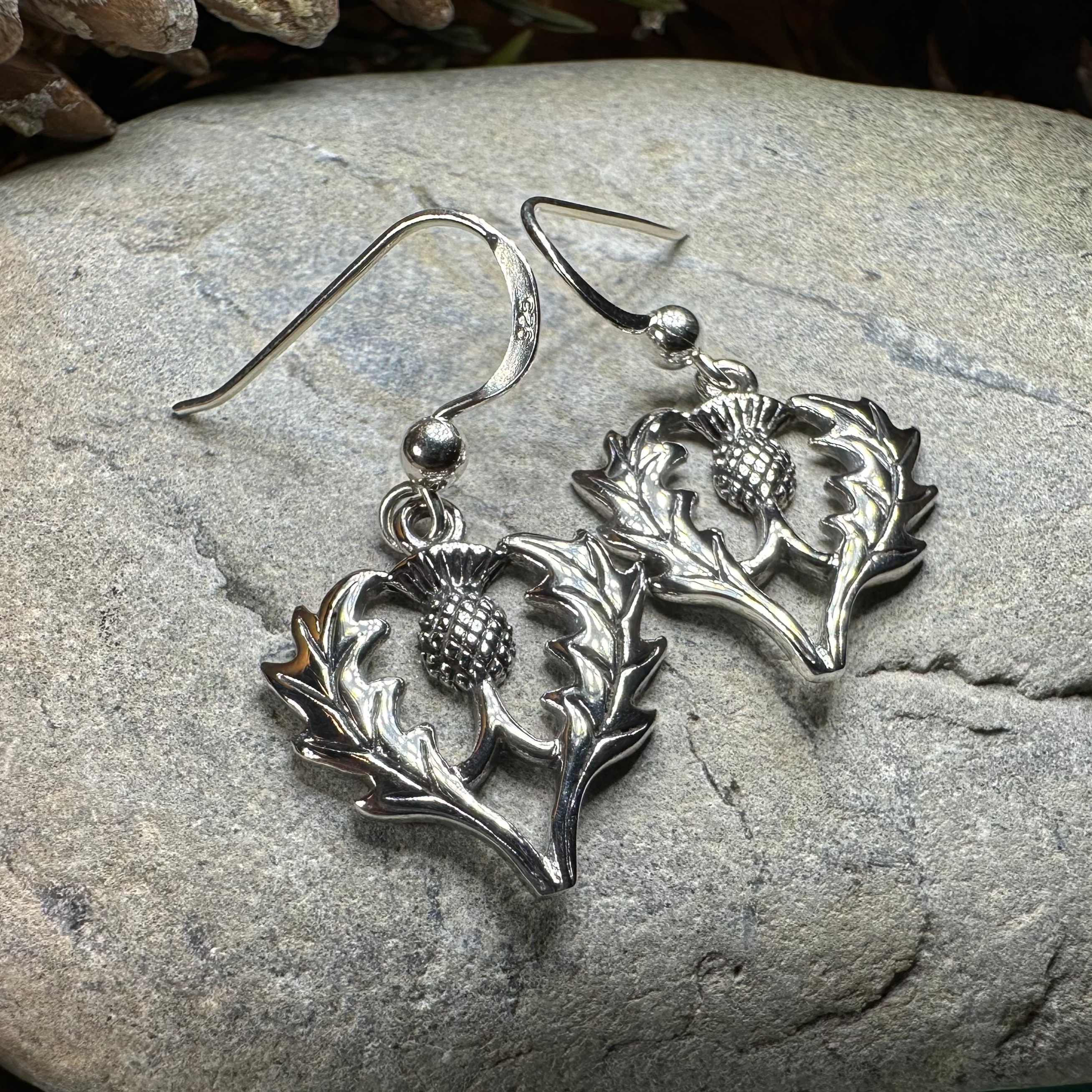 Bonnibel Scottish Thistle Earrings