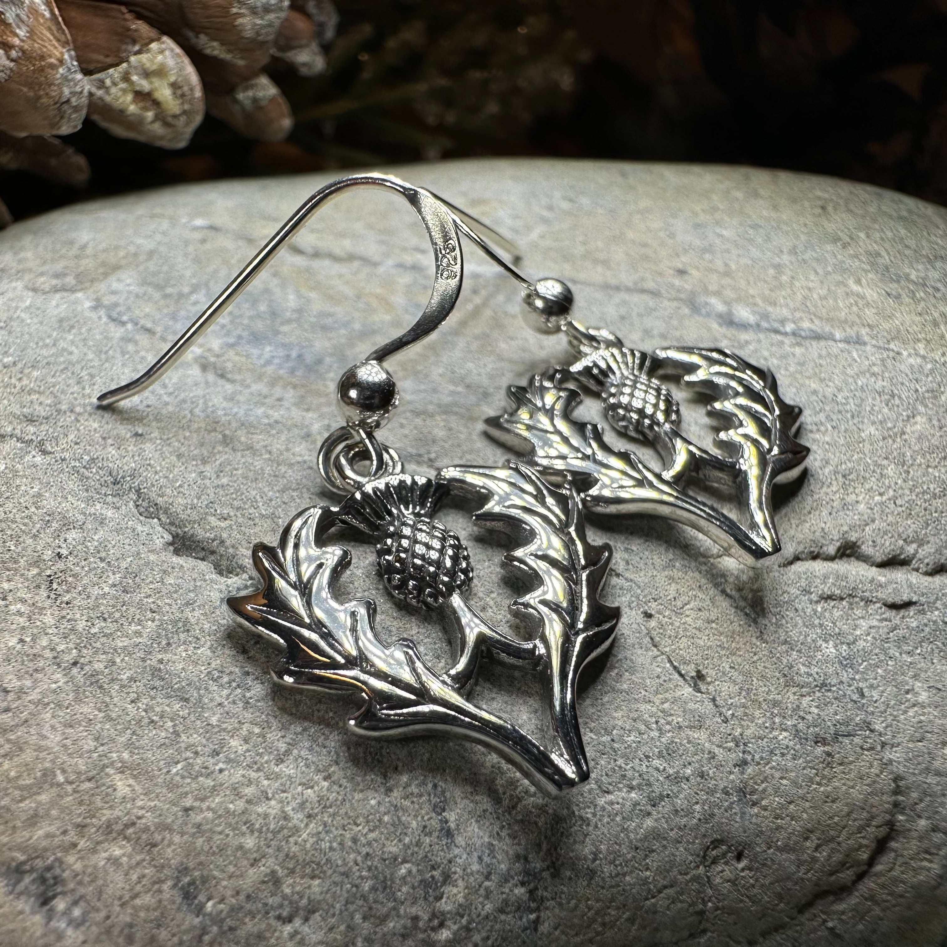 Bonnibel Scottish Thistle Earrings