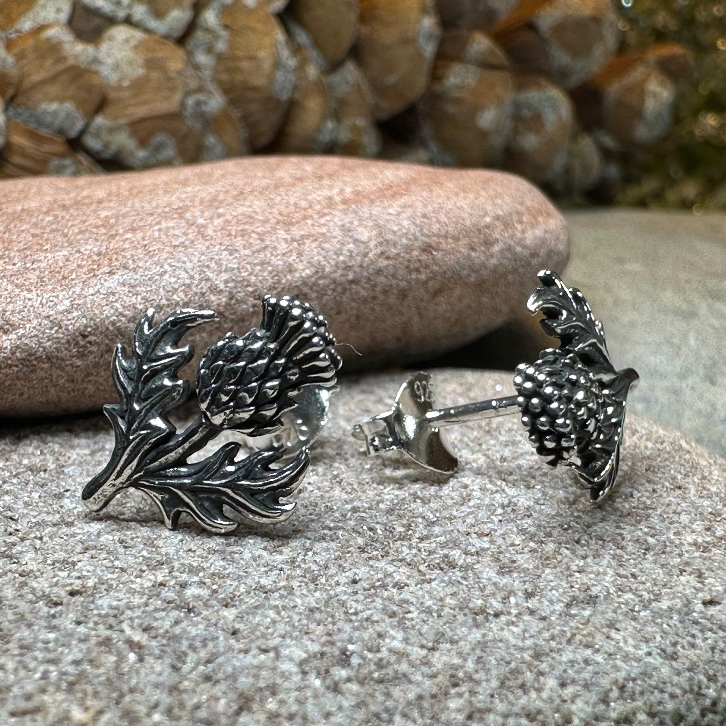 Wildwood Thistle Post Earrings