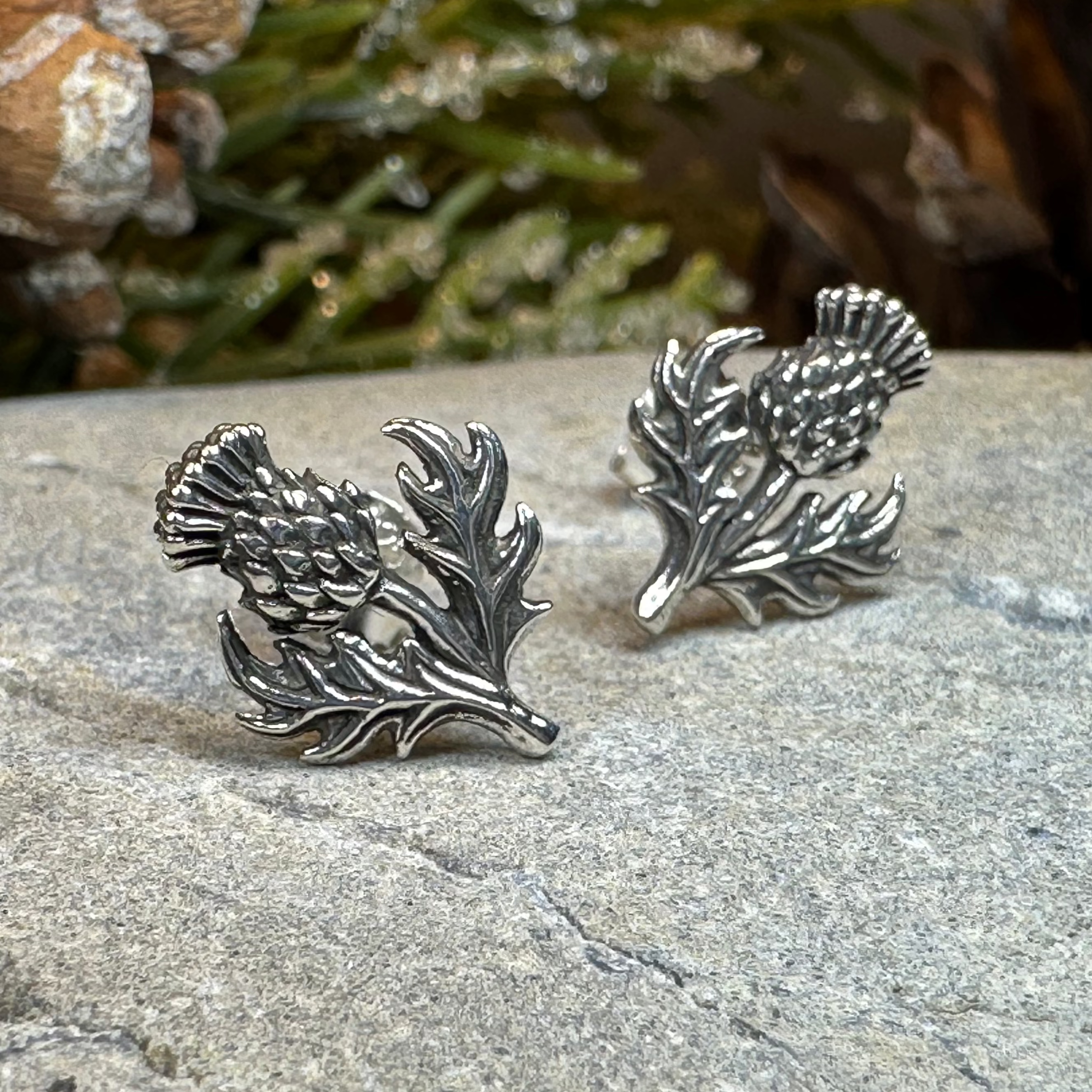 Wildwood Thistle Post Earrings
