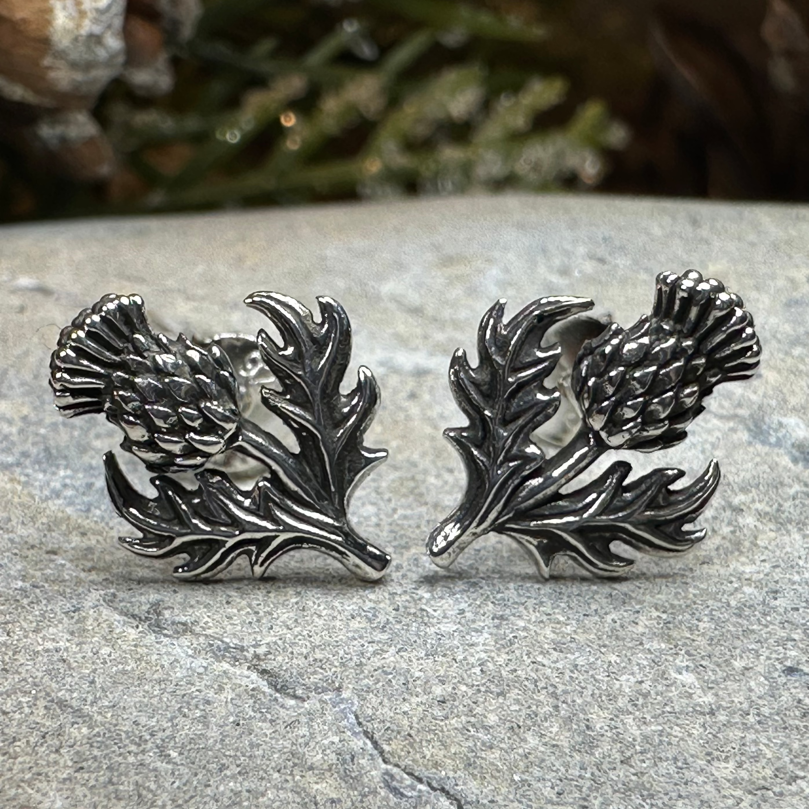 Wildwood Thistle Post Earrings