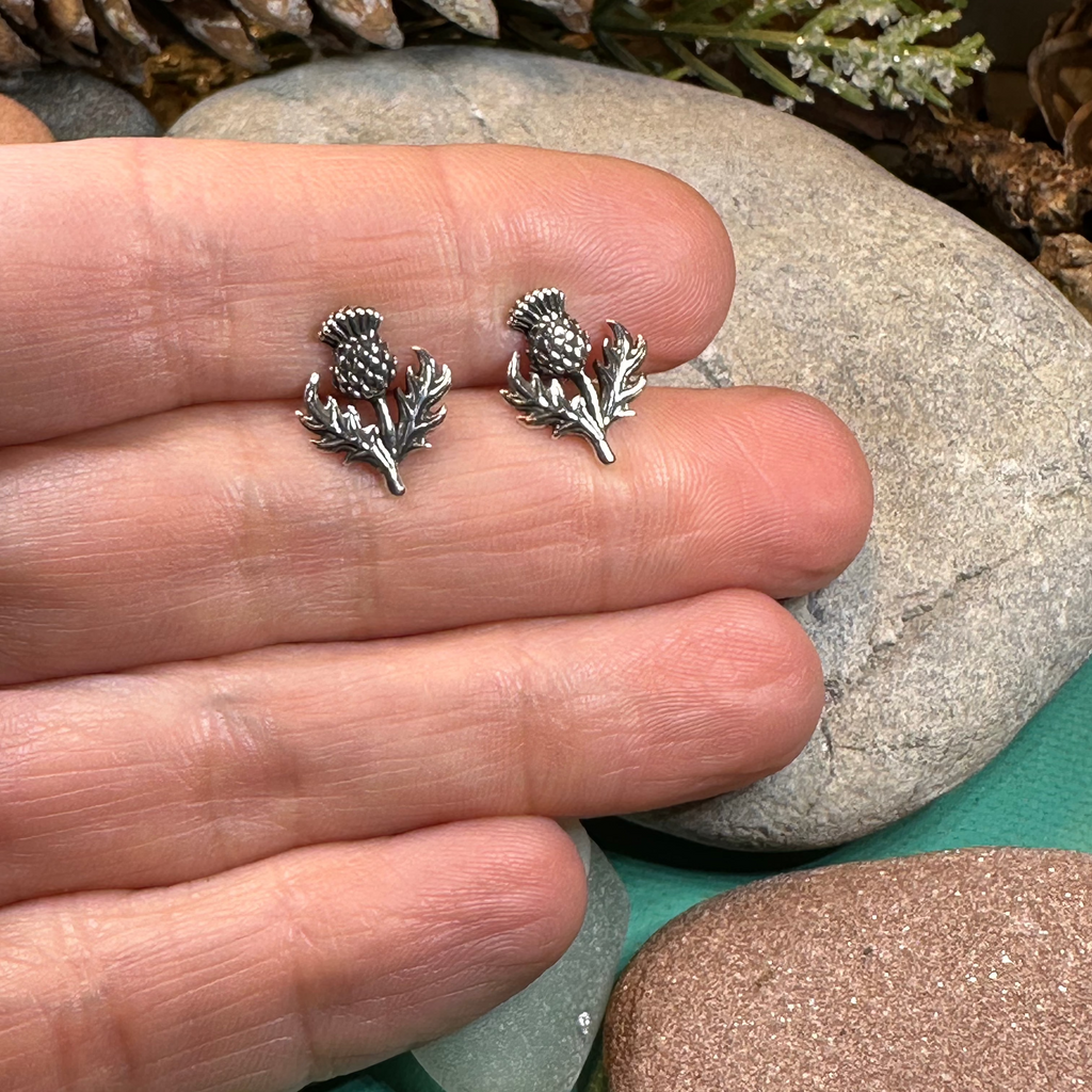 Wildwood Thistle Post Earrings