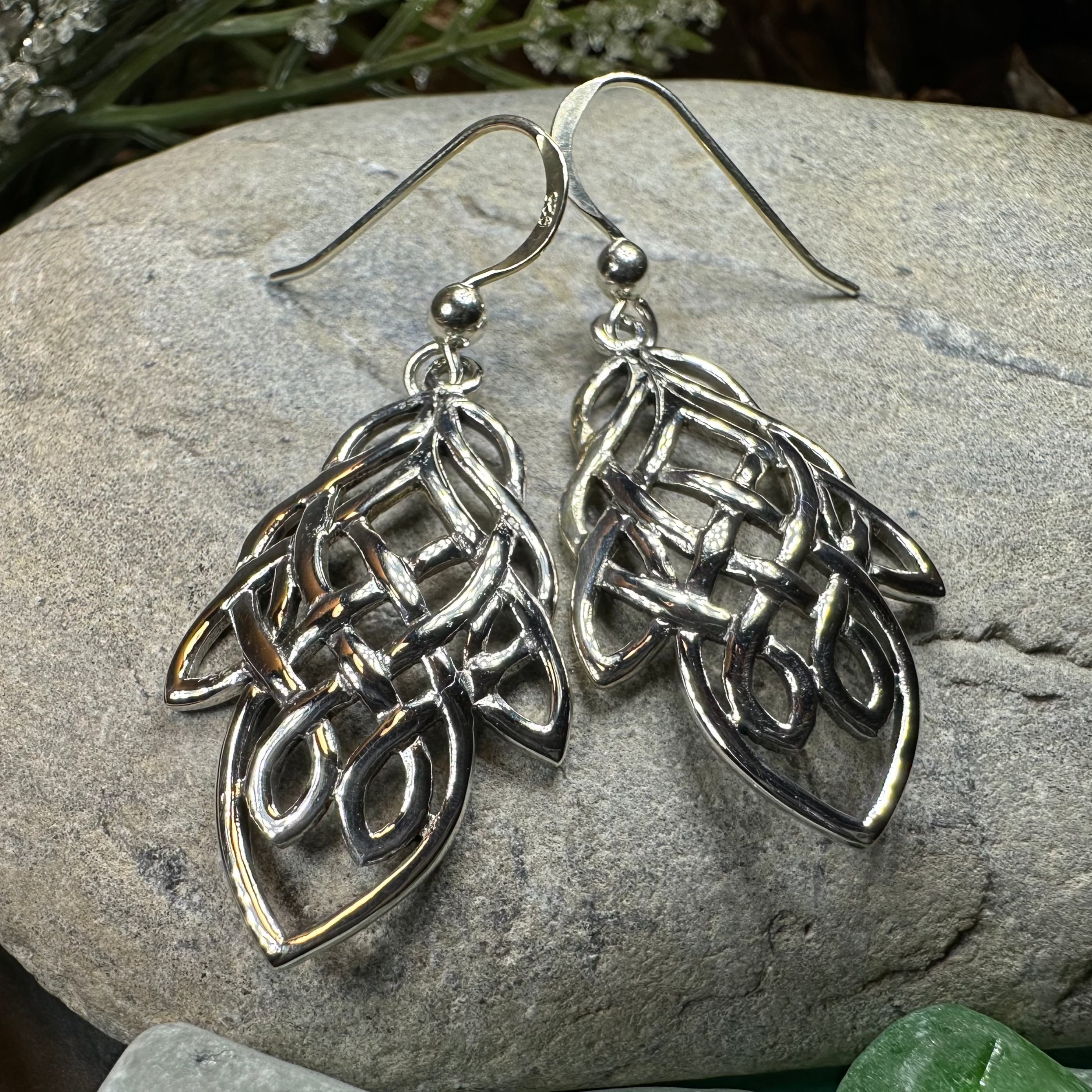 Aine Celtic Knot Earrings