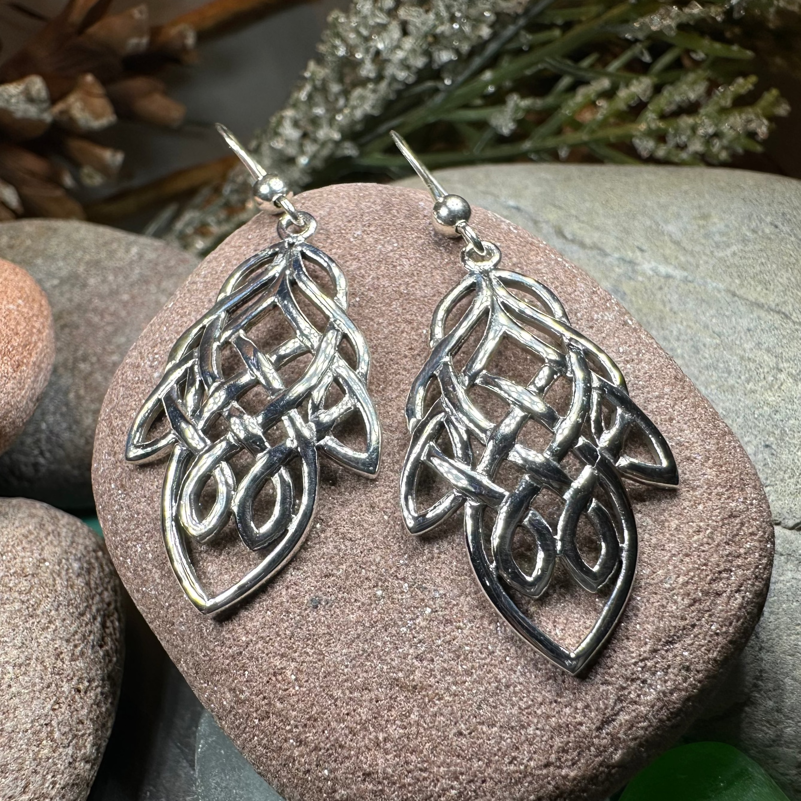 Aine Celtic Knot Earrings