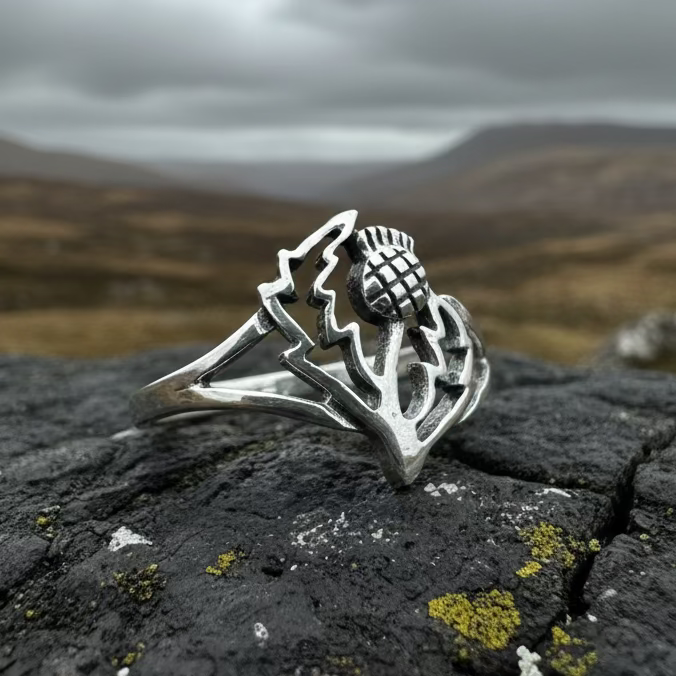 Anice Scottish Thistle Ring