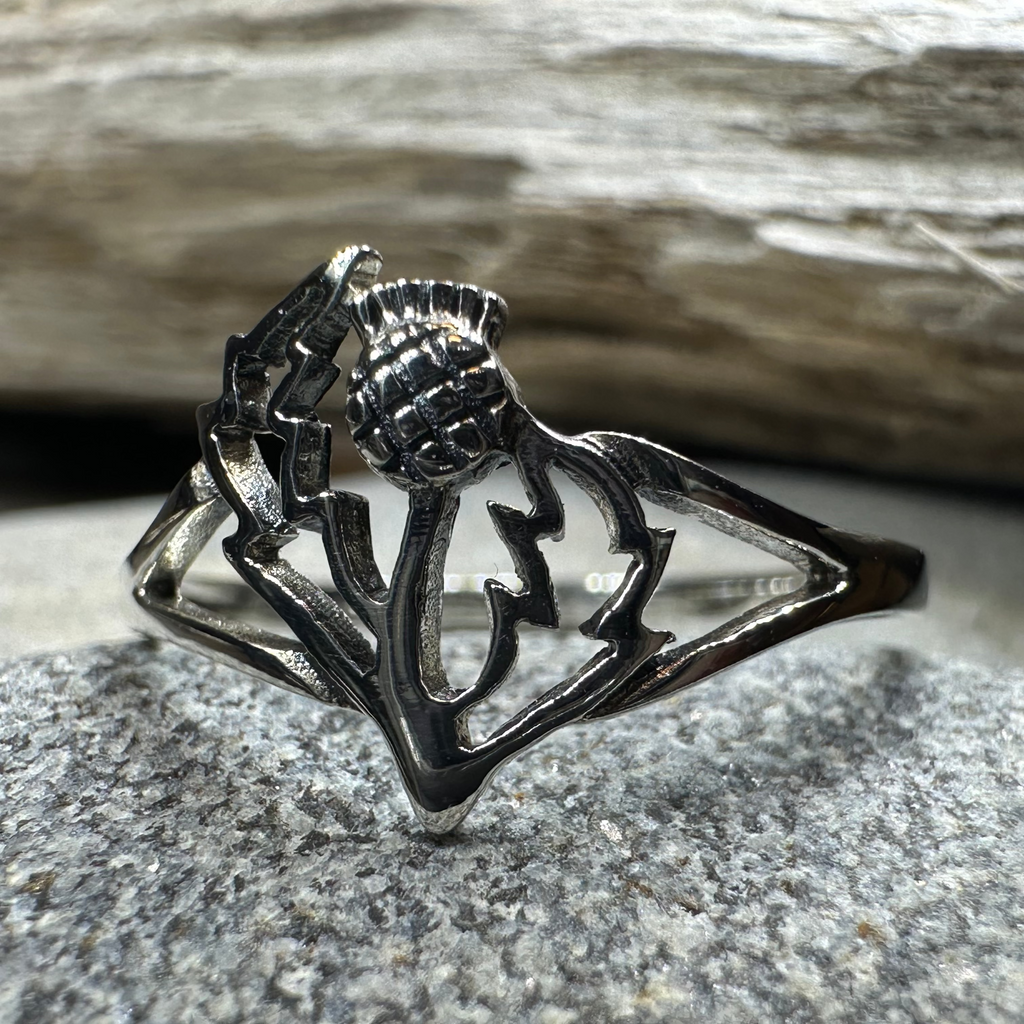 Anice Scottish Thistle Ring
