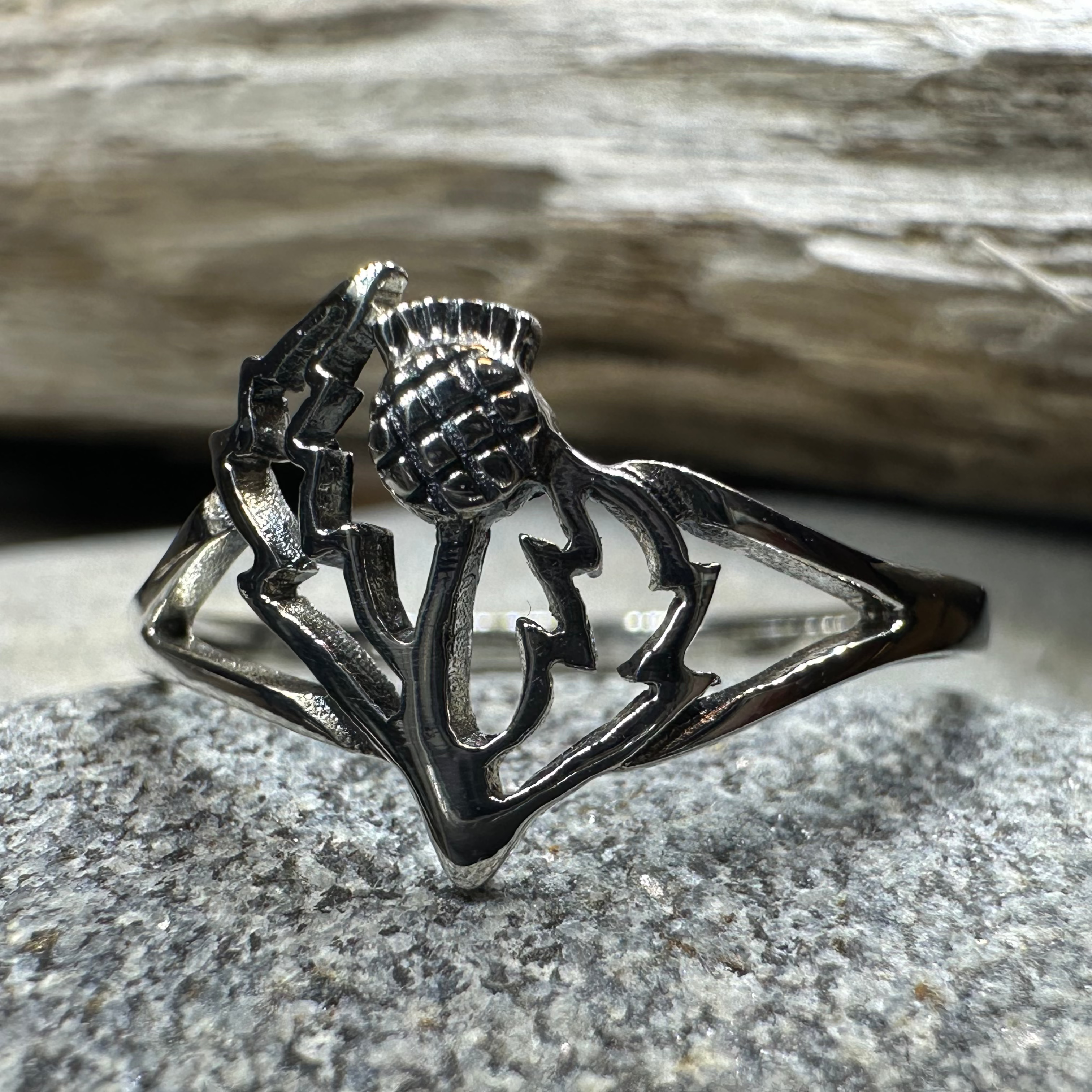 Anice Scottish Thistle Ring
