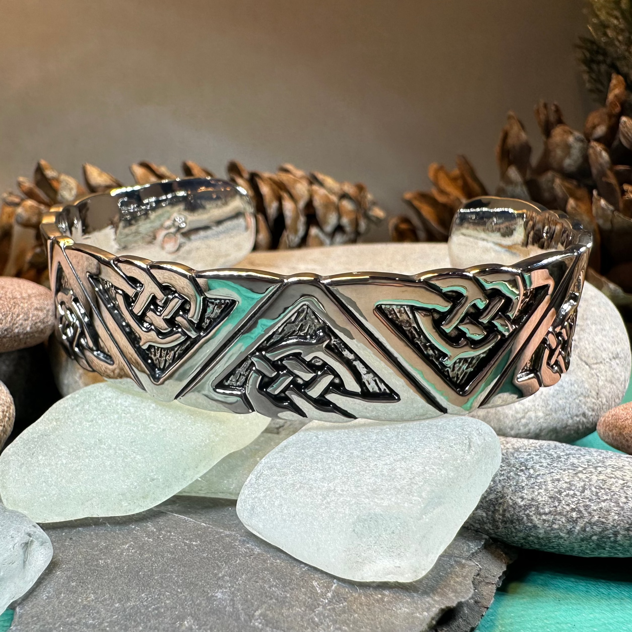 Destiny Celtic Knot Cuff Bracelet