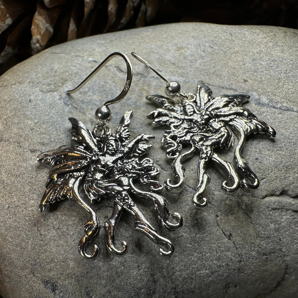 Firefly Fairy Earrings in Sterling Silver