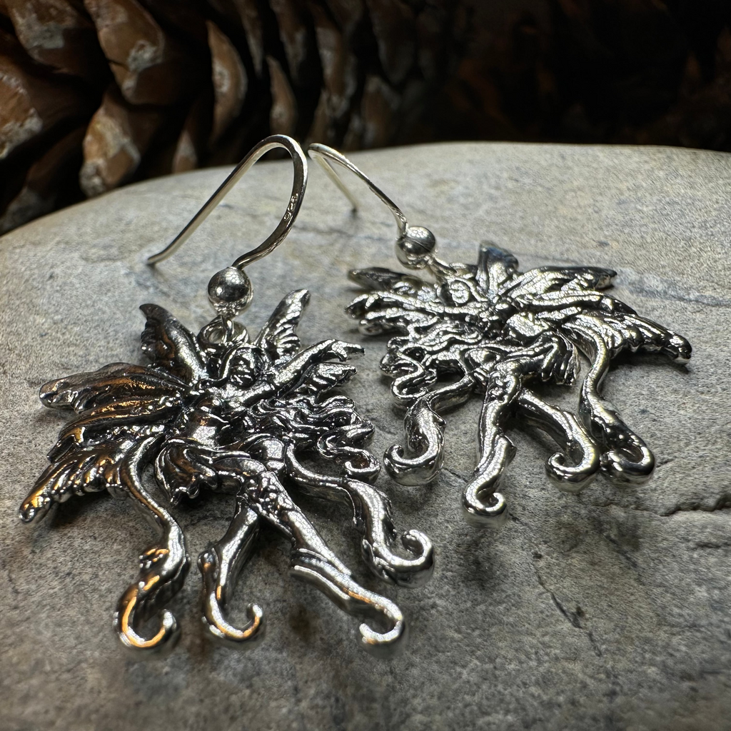 Firefly Fairy Earrings in Sterling Silver