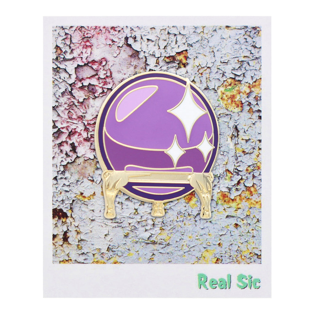 Crystal Ball Occult & Kawaii Enamel Pin