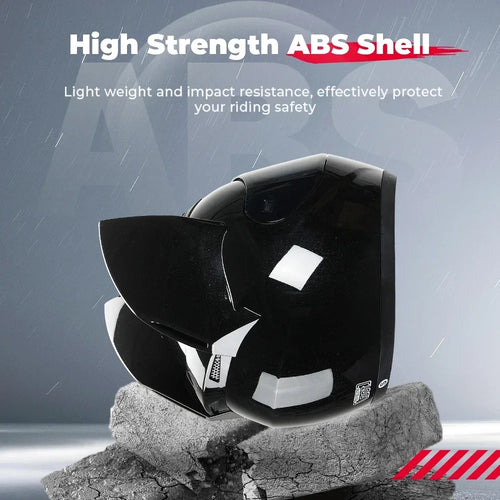 Cat Ear Motorcycle Helmet Full Face Detachable DOT Certification Safety Moto Helmet For Women Men Breathable Gift For Girlfriend