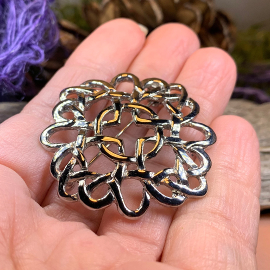 Four Marys Celtic Knot Brooch - Handmade in Scotland
