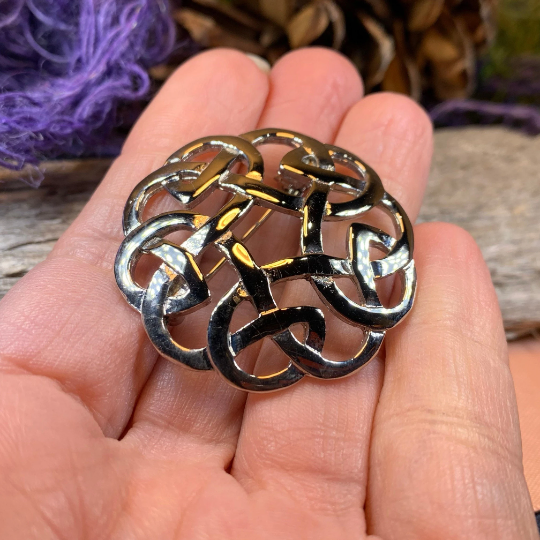 Argyle Celtic Knot Brooch - Handmade in Scotland