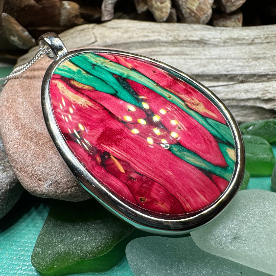 Scottish Organic Heathergems Necklace - Handmade in Scotland