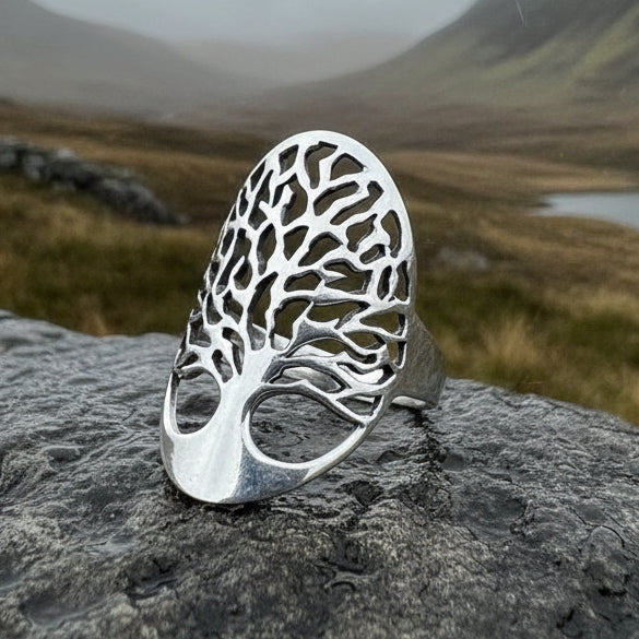 Caroline Tree of Life Ring in Sterling Silver