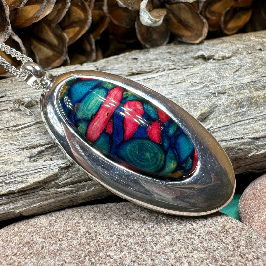Scottish Highlands Heathergems Necklace - Handmade in Scotland