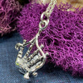 Tartan Bagpipes Necklace