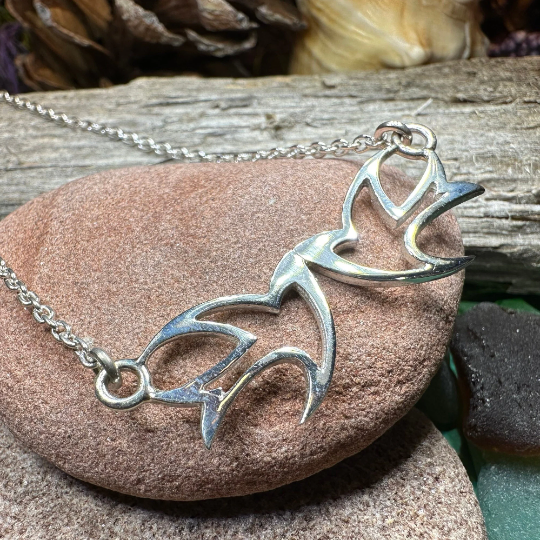 Iona Abbey Peace Doves Necklace