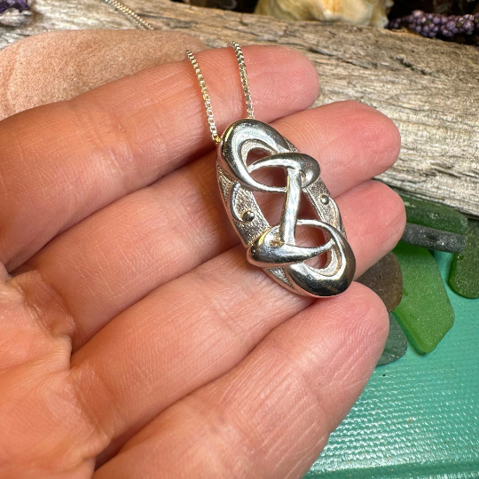 Nadine Modern Celtic Knot Necklace