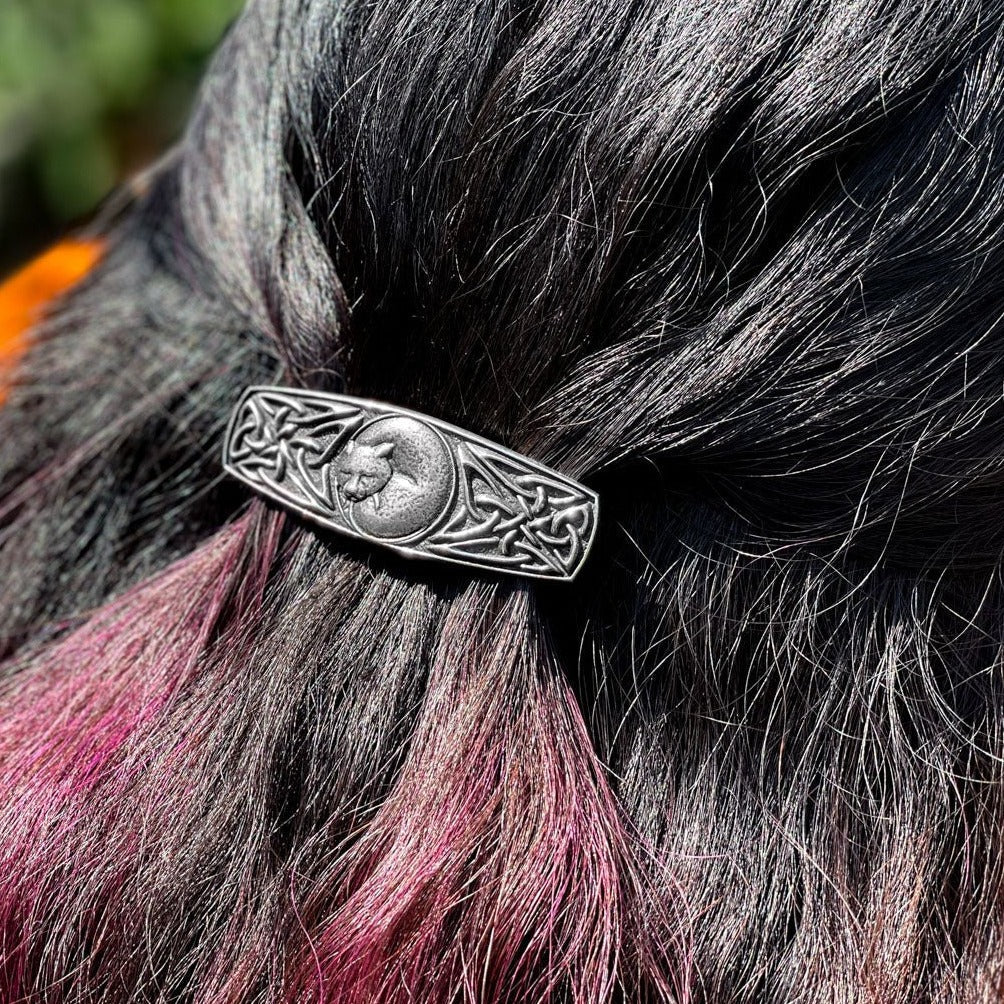 Celtic Cat Hair Clip for Women