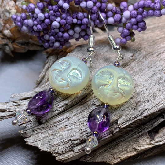 Midnight Moon Earrings