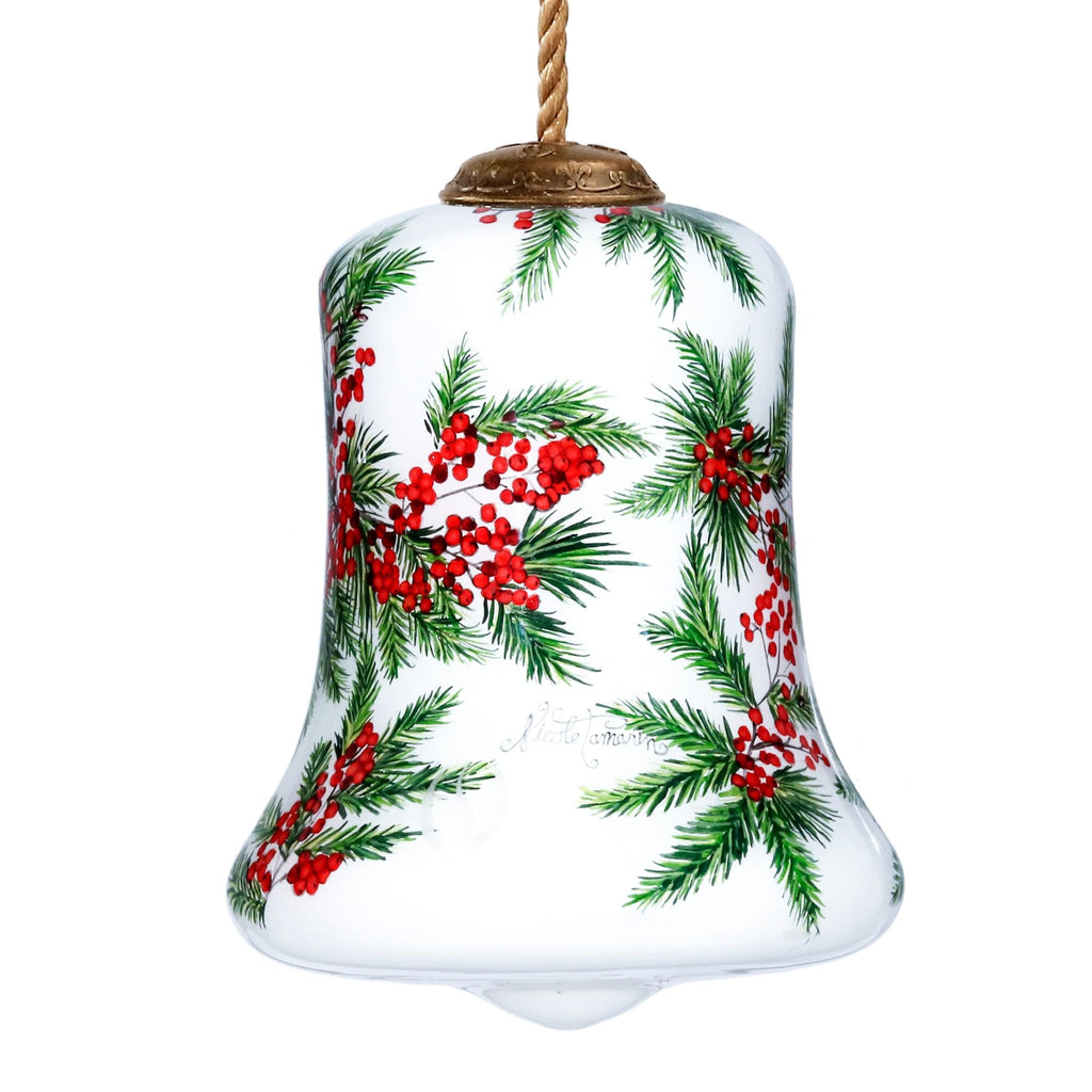 Winter Berries Cardinal Ornament