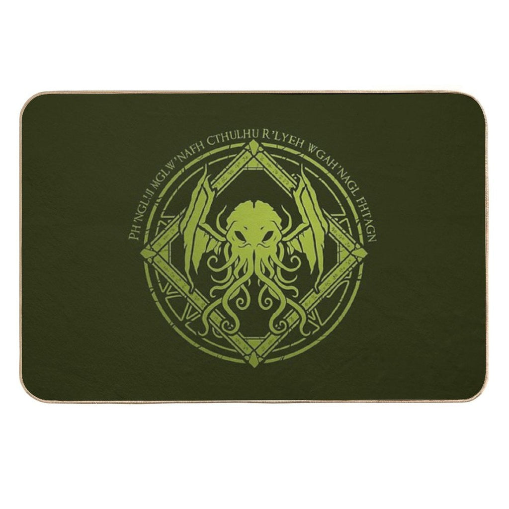 Cthulhu - Lovecraft - Tapis de bain antidérapant Chant Design