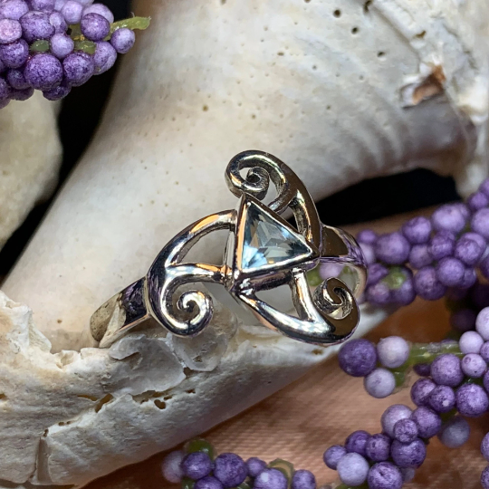 Tara Celtic Spiral Ring in Sterling Silver