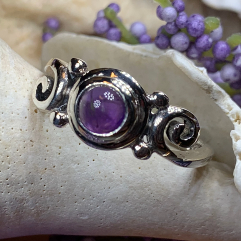 Jillian Celtic Knot Amethyst Ring