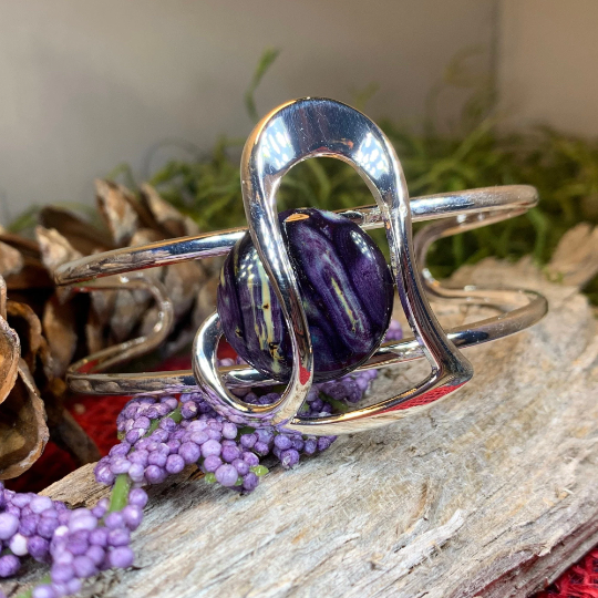 Heathergems Heart Scottish Bracelet - Handmade in Scotland