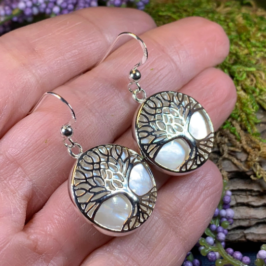 Robyn Tree of Life Earrings in Sterling Silver