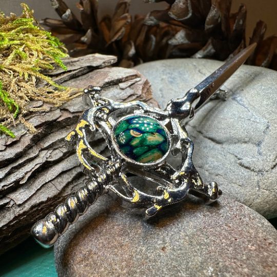 Heathergems Stag Kilt Pin