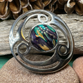 Alana Heathergems Celtic Brooch - Handmade in Scotland