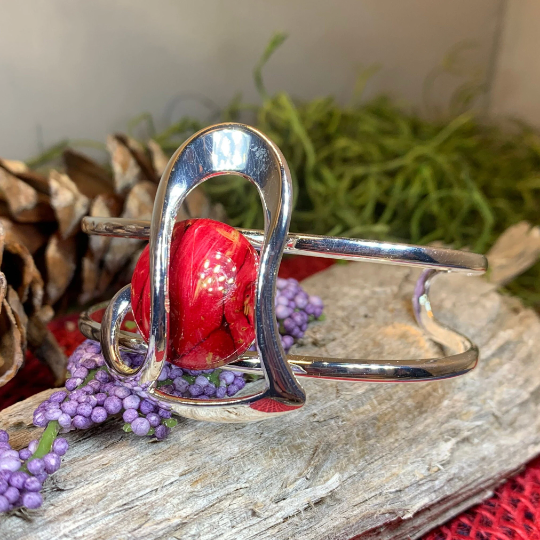 Heathergems Heart Scottish Bracelet - Handmade in Scotland