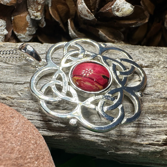Heathergems Celtic Knot Necklace — Scotland Jewelry