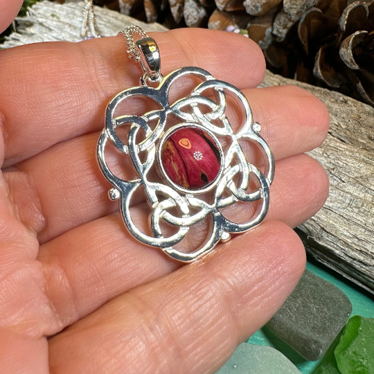 Heathergems Celtic Knot Necklace — Scotland Jewelry